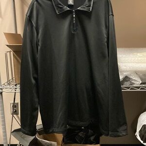 Starter Black Quarter-Zip Pullover